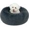 Show in main carousel: Best Pet Supplies Round Calming Bolster Dog & Cat Bed, Gray, Medium slide 1 of 7