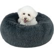 Show in main carousel: Best Pet Supplies Round Calming Bolster Dog & Cat Bed, Gray, X-Large slide 1 of 7