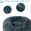 Show in main carousel: Best Pet Supplies Round Calming Bolster Dog & Cat Bed, Gray, X-Large slide 4 of 7