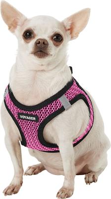 Show full view: Best Pet Supplies Voyager All Season Mesh Dog Harness, Fuchsia, X-Small slide 5 of 10
