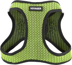 Best Pet Supplies Voyager All Season Mesh Dog Harness, Lime Green, Large