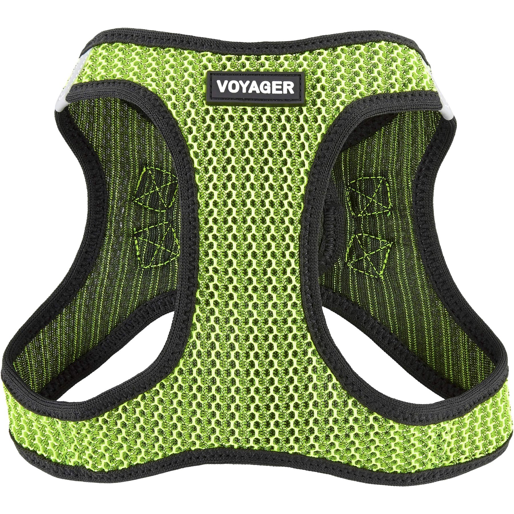 Best Pet Supplies Voyager All Season Mesh Dog Harness, Lime Green, Large