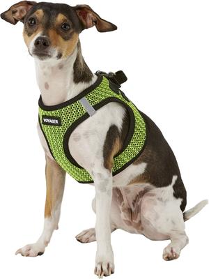 Show full view: Best Pet Supplies Voyager All Season Mesh Dog Harness, Lime Green, Medium slide 5 of 10