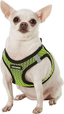 Show full view: Best Pet Supplies Voyager All Season Mesh Dog Harness, Lime Green, X-Small slide 6 of 11