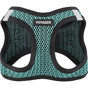 Best Pet Supplies Voyager All Season Mesh Dog Harness, Turquoise, X-Small