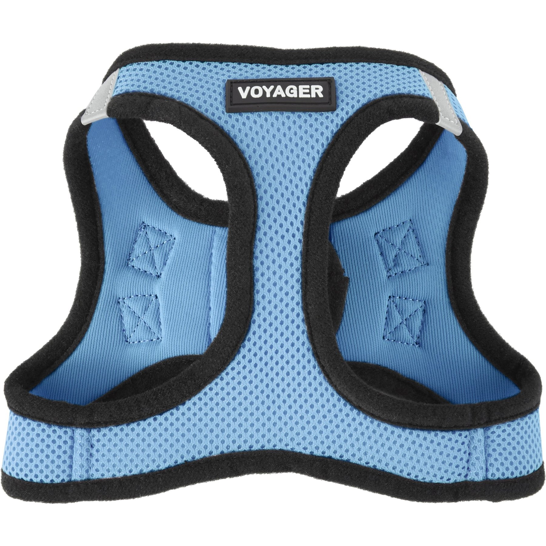 Voyager Black Trim Mesh Dog Harness, Baby Blue, Medium, Best Pet Supplies