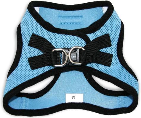 Show full view: Best Pet Supplies Voyager Black Trim Mesh Dog Harness, Baby Blue, Medium slide 4 of 12