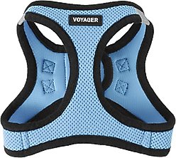 Best Pet Supplies Voyager Black Trim Mesh Dog Harness, Baby Blue, Small