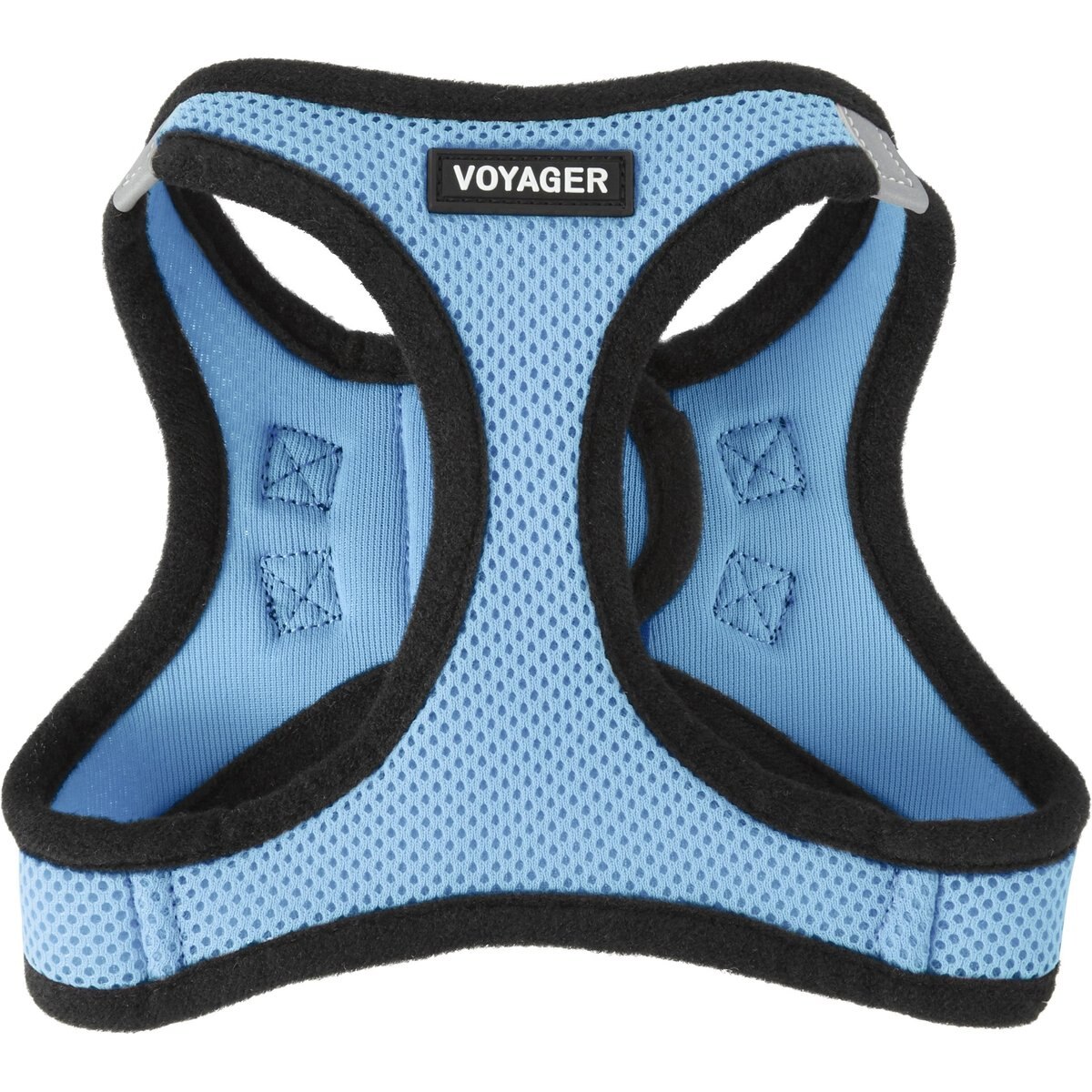 Best Pet Supplies Voyager Black Trim Mesh Dog Harness, Baby Blue, Small