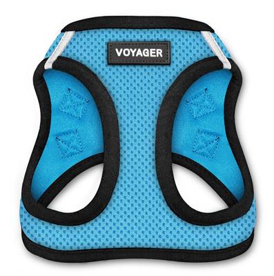 Show full view: Best Pet Supplies Voyager Black Trim Mesh Dog Harness, Baby Blue, Small slide 4 of 13