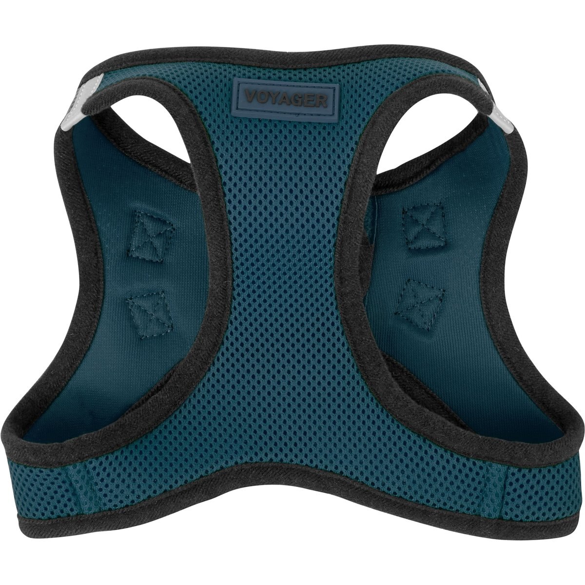 Best Pet Supplies Voyager Black Trim Mesh Dog Harness, Blue, Large