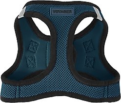Best Pet Supplies Voyager Black Trim Mesh Dog Harness, Blue, Medium