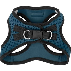 Best Pet Supplies Voyager Black Trim Mesh Dog Harness, Blue, Small