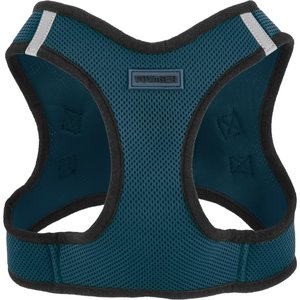 Best Pet Supplies Voyager Black Trim Mesh Dog Harness, Blue, X-Large