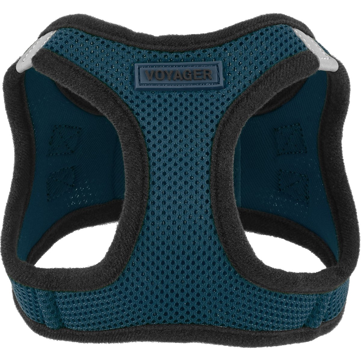 Best Pet Supplies Voyager Black Trim Mesh Dog Harness, Blue, X-Small