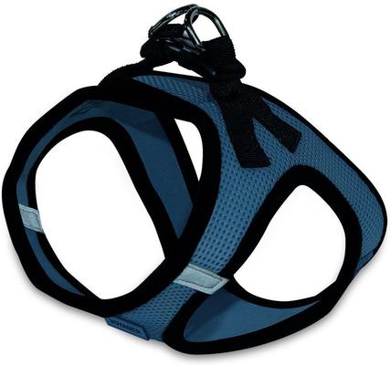 Show full view: Best Pet Supplies Voyager Black Trim Mesh Dog Harness, Blue, X-Small slide 5 of 12