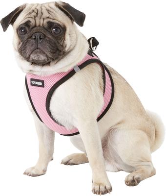 Show full view: Best Pet Supplies Voyager Black Trim Mesh Dog Harness, Pink, Large slide 5 of 12
