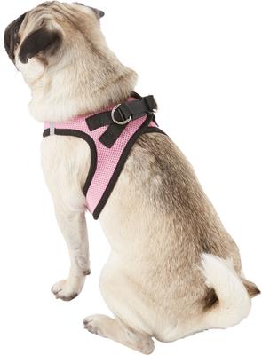 Show full view: Best Pet Supplies Voyager Black Trim Mesh Dog Harness, Pink, Large slide 6 of 12