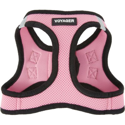 Best Pet Supplies Best Pet Supplies Voyager Black Trim Mesh Dog Harness, Pink, Medium