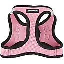 Best Pet Supplies Voyager Black Trim Mesh Dog Harness, Pink, Medium