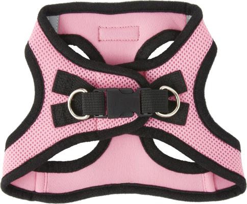 Show full view: Best Pet Supplies Voyager Black Trim Mesh Dog Harness, Pink, Medium slide 2 of 12