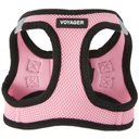 Best Pet Supplies Voyager Black Trim Mesh Dog Harness, Pink, X-Small