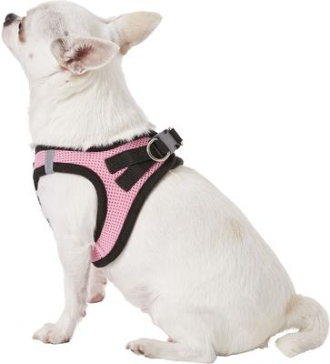 Show full view: Best Pet Supplies Voyager Black Trim Mesh Dog Harness, Pink, X-Small slide 6 of 12