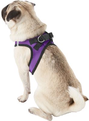 Show full view: Best Pet Supplies Voyager Black Trim Mesh Dog Harness, Purple, Large slide 6 of 12