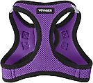 Best Pet Supplies Voyager Black Trim Mesh Dog Harness, Purple, Small