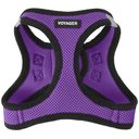 Best Pet Supplies Voyager Black Trim Mesh Dog Harness, Purple, Small