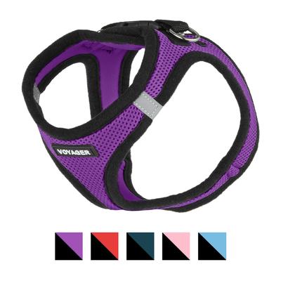 Show full view: Best Pet Supplies Voyager Black Trim Mesh Dog Harness, Purple, Small slide 3 of 12