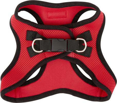 Show full view: Best Pet Supplies Voyager Black Trim Mesh Dog Harness, Red, Large slide 2 of 12