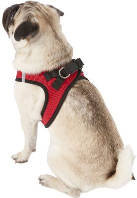Show full view: Best Pet Supplies Voyager Black Trim Mesh Dog Harness, Red, Large slide 6 of 12