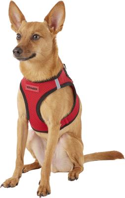 Show full view: Best Pet Supplies Voyager Black Trim Mesh Dog Harness, Red, Medium slide 6 of 13