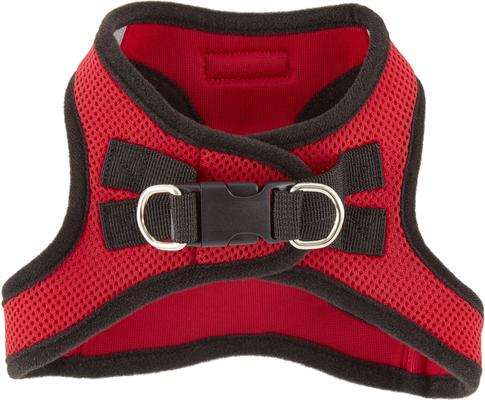 Show full view: Best Pet Supplies Voyager Black Trim Mesh Dog Harness, Red, Medium slide 9 of 13
