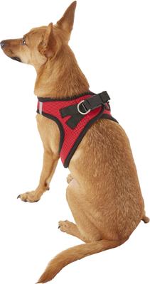 Show full view: Best Pet Supplies Voyager Black Trim Mesh Dog Harness, Red, Medium slide 7 of 13