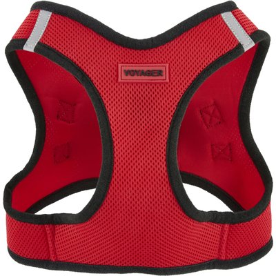 Best Pet Supplies Best Pet Supplies Voyager Black Trim Mesh Dog Harness, Red, X-Large