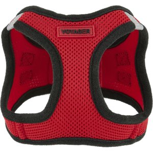Best Pet Supplies Voyager Black Trim Mesh Dog Harness, Red, X-Small