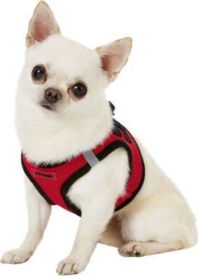 Show full view: Best Pet Supplies Voyager Black Trim Mesh Dog Harness, Red, X-Small slide 5 of 12