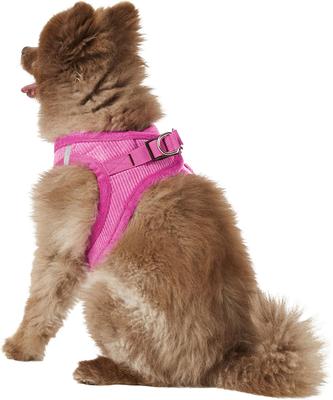 Show full view: Best Pet Supplies Voyager Corduroy Dog Harness, Fuchsia, Large slide 6 of 11