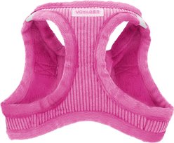 Best Pet Supplies Voyager Corduroy Dog Harness, Fuchsia, Small