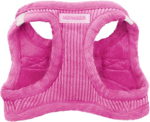 Show full view: Best Pet Supplies Voyager Corduroy Dog Harness, Fuchsia, X-Small slide 1 of 11