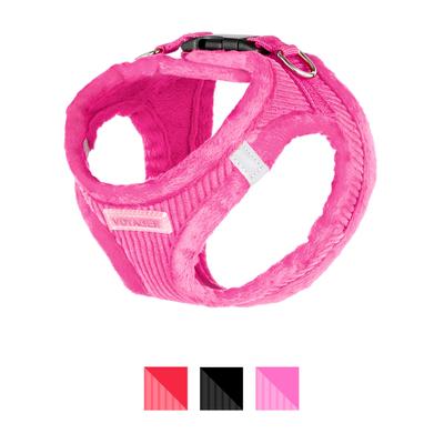 Show full view: Best Pet Supplies Voyager Corduroy Dog Harness, Fuchsia, X-Small slide 3 of 11