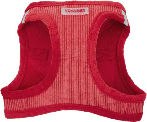Show full view: Best Pet Supplies Voyager Corduroy Dog Harness, Red, Large slide 1 of 11
