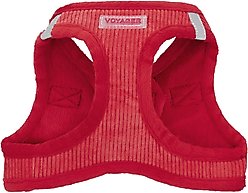 Best Pet Supplies Voyager Corduroy Dog Harness, Red, Medium