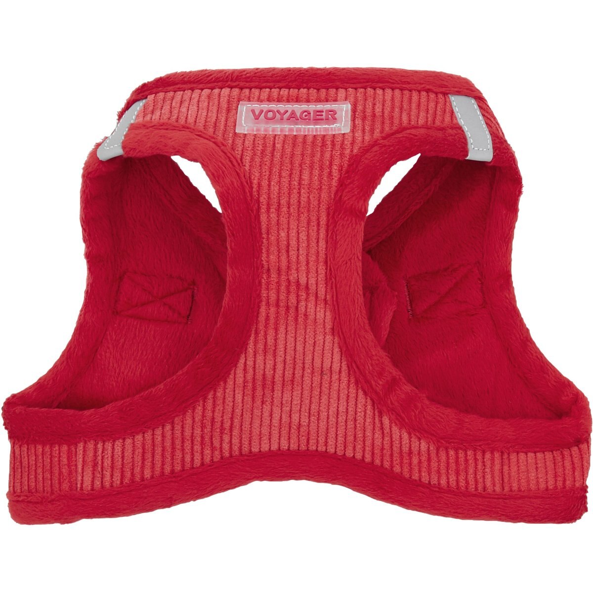 Best Pet Supplies Voyager Corduroy Dog Harness, Red, Medium