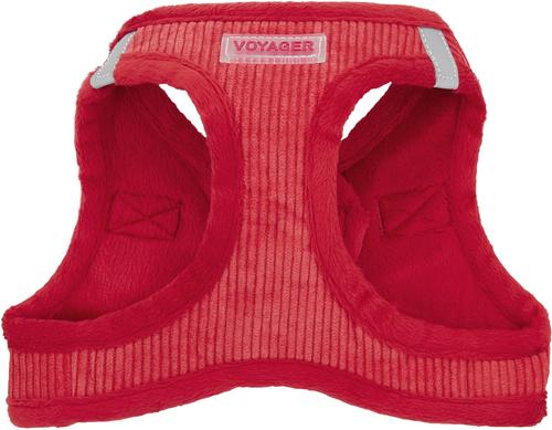 Show full view: Best Pet Supplies Voyager Corduroy Dog Harness, Red, Medium slide 1 of 11