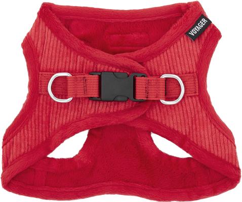 Show full view: Best Pet Supplies Voyager Corduroy Dog Harness, Red, Medium slide 2 of 11