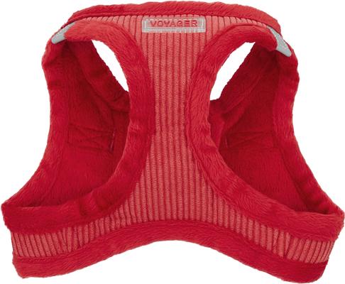 Show full view: Best Pet Supplies Voyager Corduroy Dog Harness, Red, Small slide 1 of 11