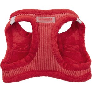 Best Pet Supplies Voyager Corduroy Dog Harness, Red, X-Small